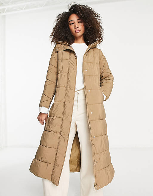Aspesi Press-stud Fastening Shirt Coat in Brown Womens Clothing Coats Long coats and winter coats 