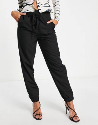 Y.A.S. Luna high waist classic trouser in black