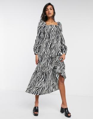 zebra print maxi