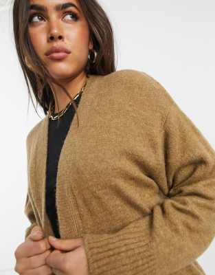 maxi cardigan beige