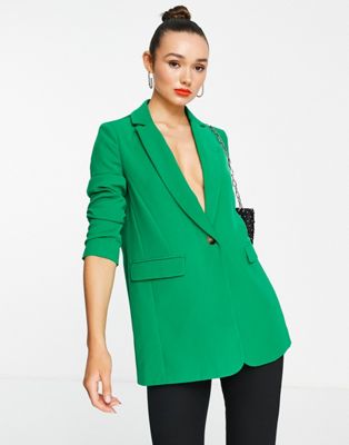 Y.A.S oversized blazer co-ord in bright green