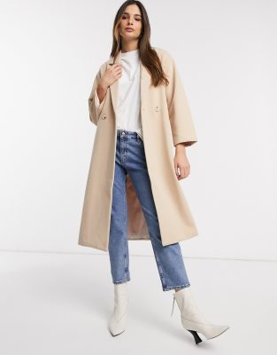 tan tailored coat