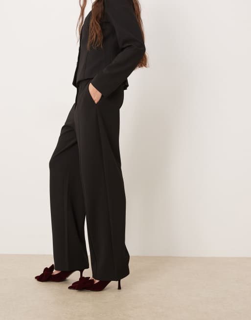 YAS - Pantalon habillé d'ensemble - Noir, 4 de 5