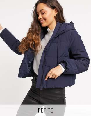 short padded hooded jacket