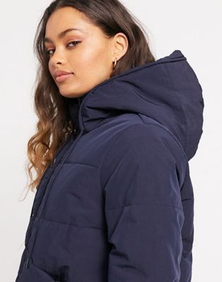 short padded hooded jacket
