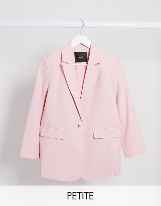 Y.A.S Petite blazer co ord in pink