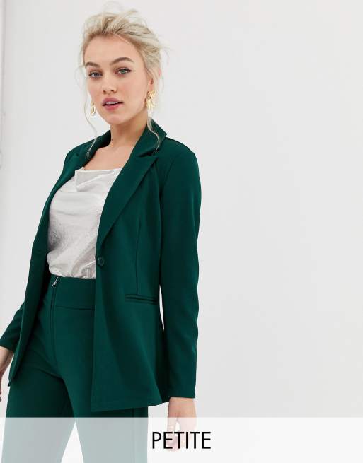 Petite on sale green blazer