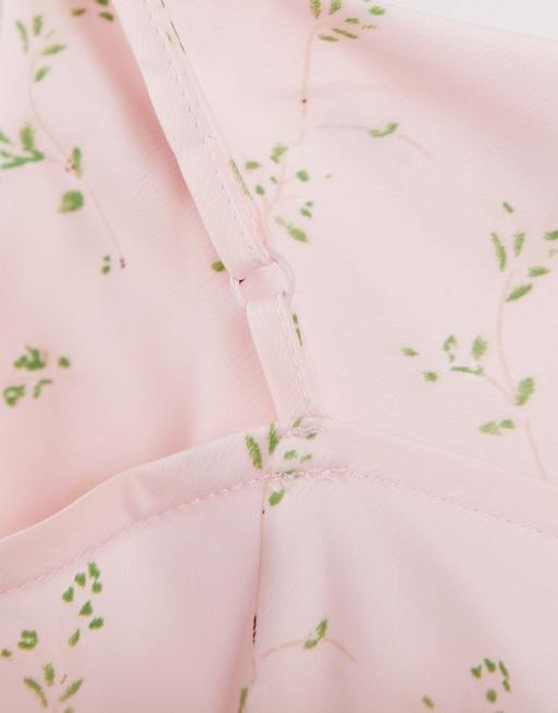 Y.A.S Petite cami midi dress in pale pink floral, 2 of 4