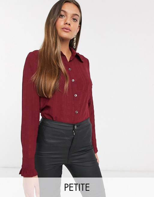 Y.A.S Petite frill detail shirt