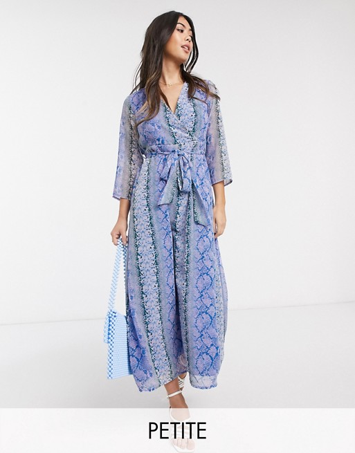 Y.A.S petite maxi dress in snake print