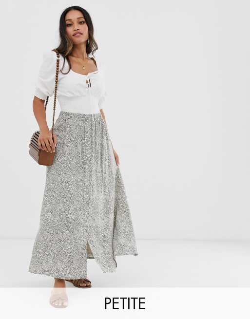 Asos petite maxi skirt sale