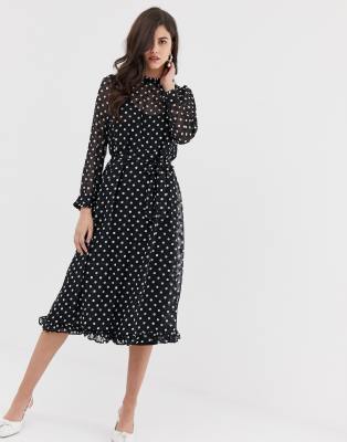 yas polka dot dress