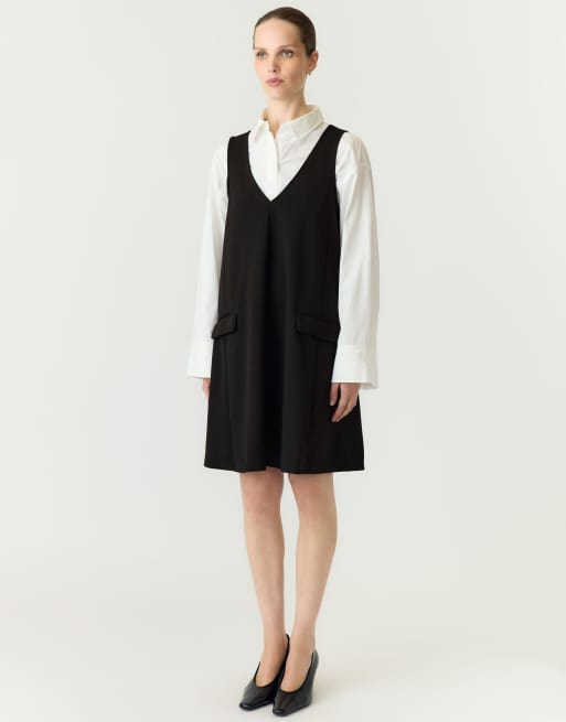 YAS - Robe chasuble - Noir, 3 de 7