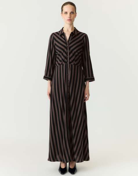 YAS - Robe - Marron chocolat - view 1