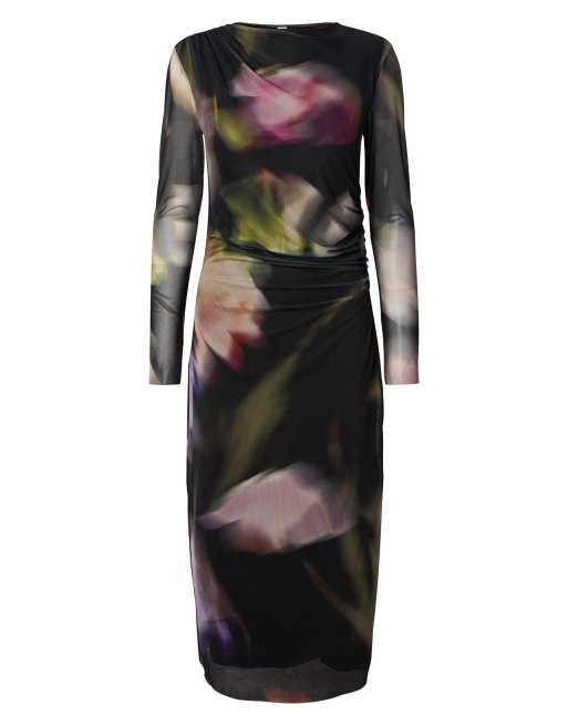 YAS robe mi-longue noire, 5 de 6