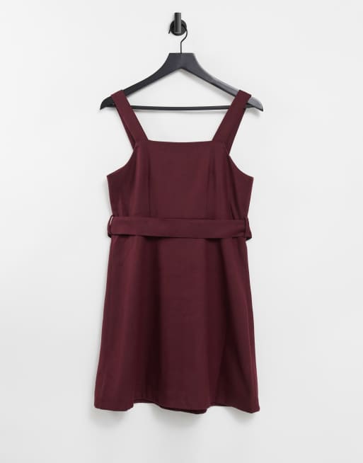 Y.A.S - Robe patineuse avec boucles à la taille - Bordeaux, 2 de 4