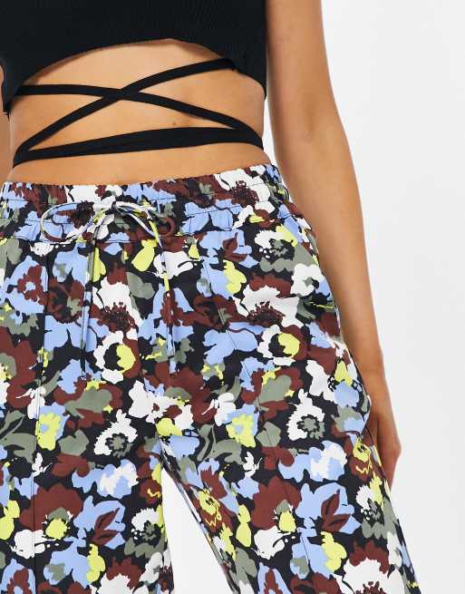 Y.A.S rosita printed joggers co-ord in black , 3 of 4