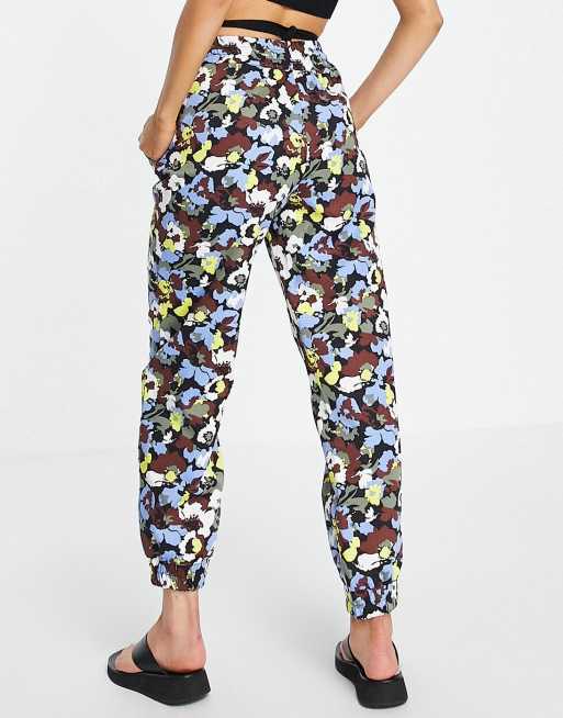 Y.A.S Rosita printed trackies in black (part of a set) , 2 of 4