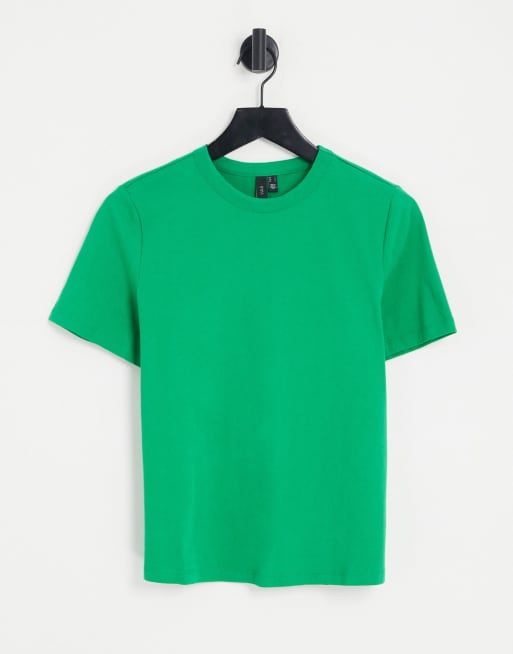 Y.A.S sarita t-shirt in green | ASOS