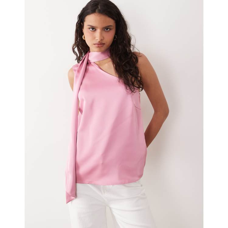 本日限定価格】roughlow Drape Accent Tops（pink） roughlow Drape