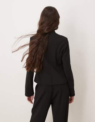 Y.a.s. Sculpted Tailored Blazer Co-ord In Black