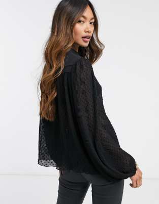 sheer blouse asos