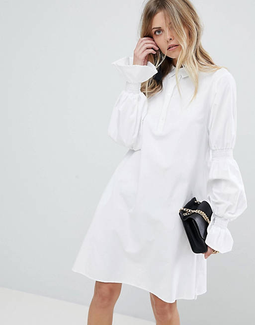Y.A.S Shift Dress With Sleeve Detail