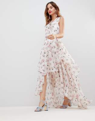 yas tiered maxi dress