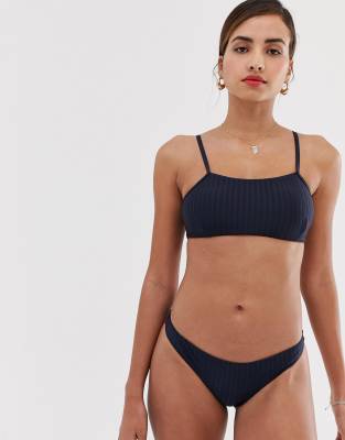 square neck swimsuit top