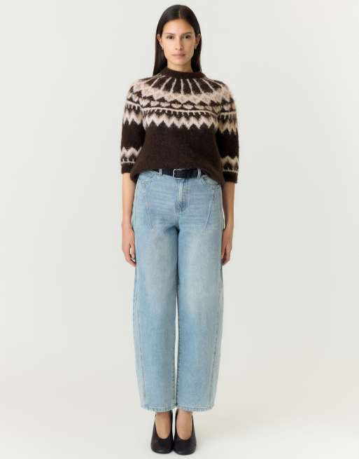 YAS stickad pullover i Carafe, 5 av 7