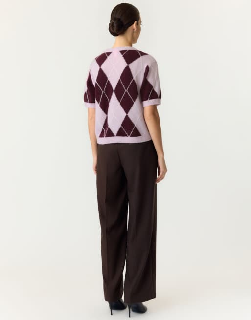 YAS sweter w jasnym liliowym, 2 z 7