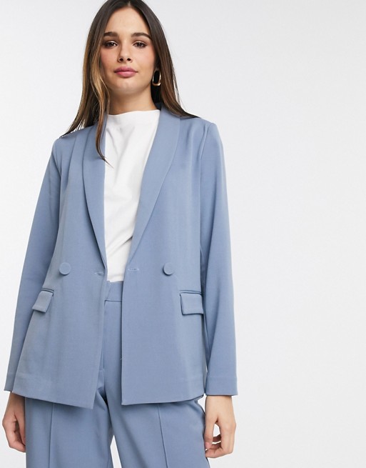 Y.A.S tailored blazer co ord in blue
