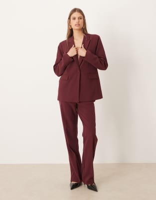 Y.a.s. Tailored Blazer In Red