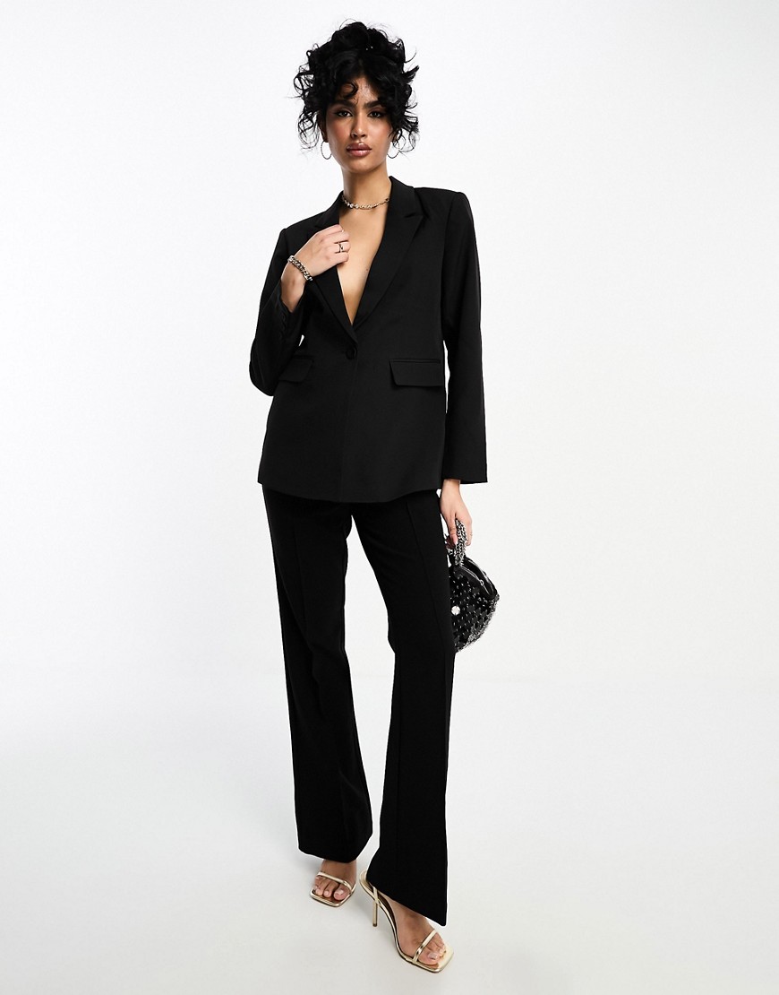 Y.A.S tailored flared suit pants in black - part of a set