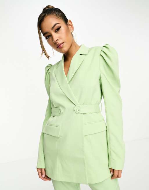 Mint green blazers best sale