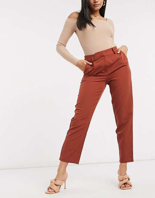 Y.A.S tailored trousers in brown