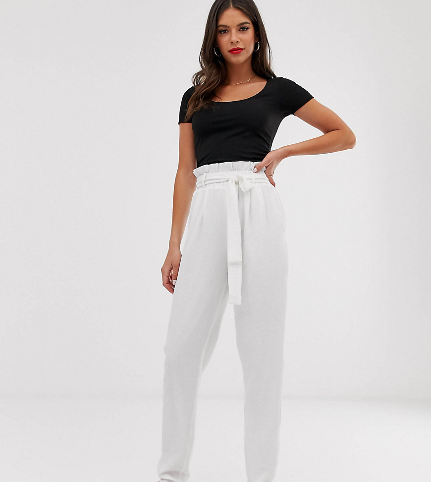 Y.A.S Tall Cassandra bucket waist trousers-White
