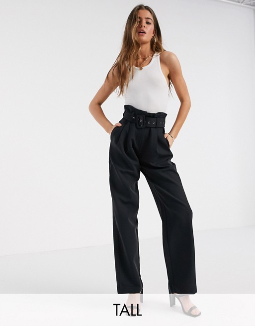 Y.A.S Tall Dinah high waisted belted trousers