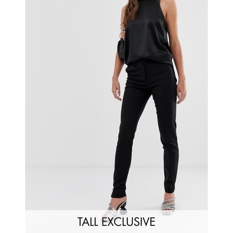 Y.A.S Tall ecco tailored ankle length cigarette pant in black