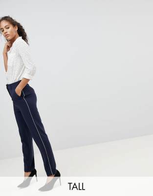 Y.A.S Tall  Dopasowane spodnie-Granatowy Granatowy