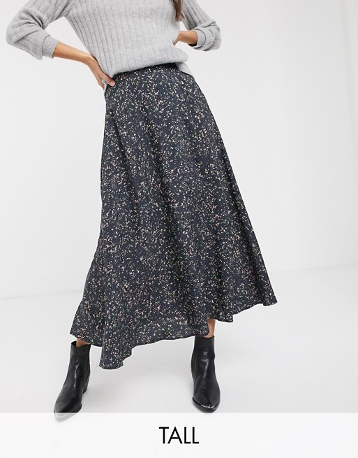 Y.A.S Tall floral maxi skirt