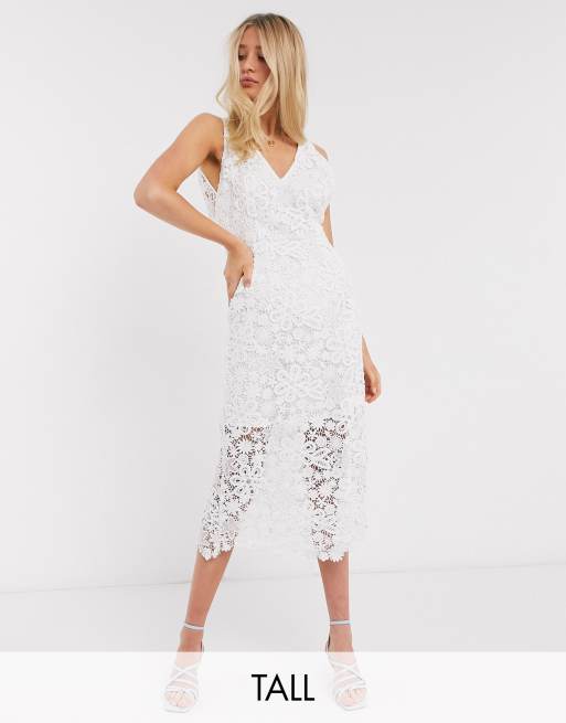 Robe blanche dentelle discount asos