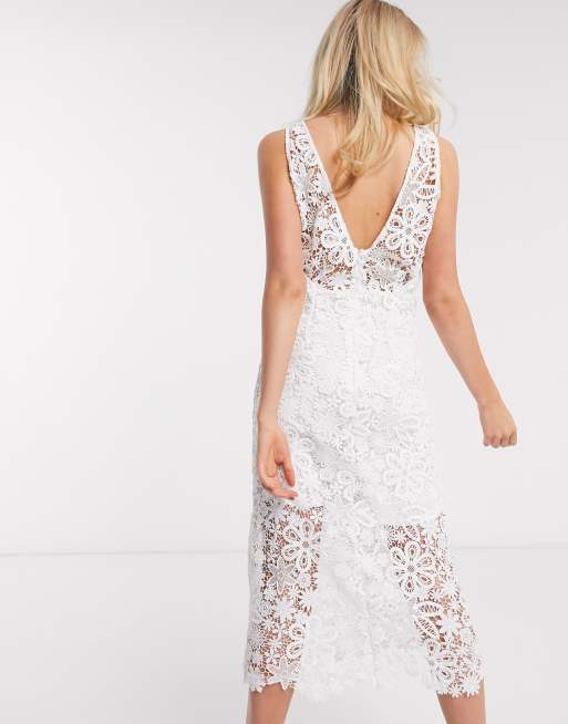 Robe blanche dentelle discount asos