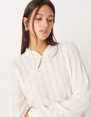 Y.a.s. Textured Knit Sweater In Black