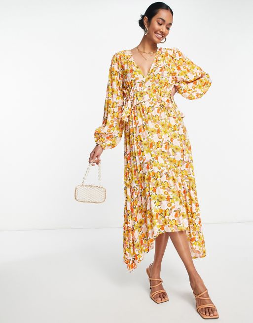 Hanky hem midi outlet dress