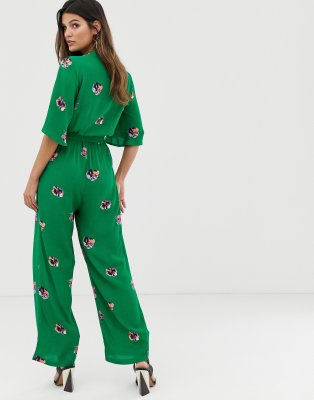 yas jumpsuit green