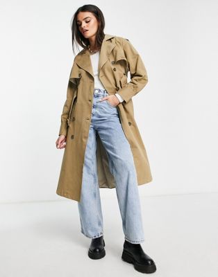 Y.A.S trench coat in camel