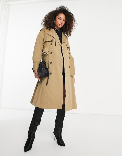 Zara trench outlet coat with belt