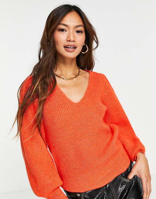 Sweater met v discount hals