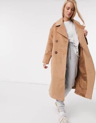 tan longline coat